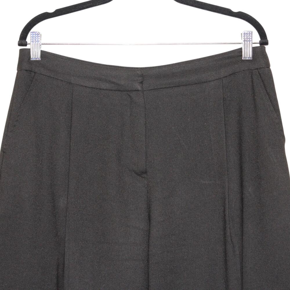 KOTON Arzu Sabanci Wide Leg Black Pants Size EU 42 Large - Picture 3 of 13